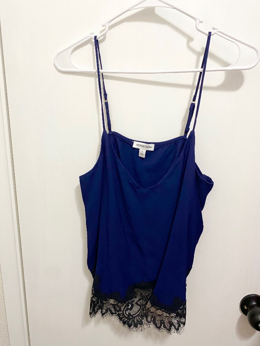 Nordstrom Blue  Size S  Women’s Lace Slip Top